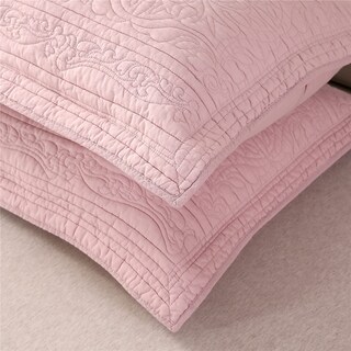 Foto 3 | Foto 3 | Funda De Almohada Winlife Floral 100% Algodón Estándar Rosa Empolvado - Venta Internacional.