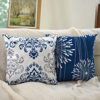 Foto 3 | Foto 3 | Juego De 4 Fundas De Almohada Coliuso Color Azul 45 X 45 Cm Poliéster - Venta Internacional.