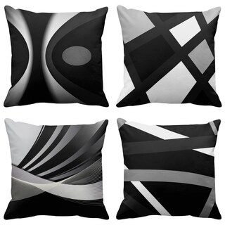 Foto 1 | Foto 1 | Fundas De Almohada Emvency Modernas Abstractas Con Rayas Grises 50 X 50 Cm - Venta Internacional.