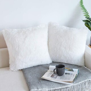 Foto 5 | Foto 5 | Fundas De Cojines Nordeco Home Luxury De Piel Sintética De 50 X 50 Cm Color Blanco - Venta Internacional.