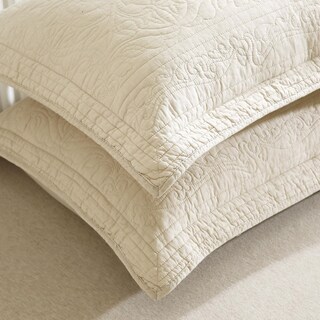Foto 3 | Foto 3 | Funda De Almohada Winlife Con Estampado Floral 100% Algodón King Beige - Venta Internacional.