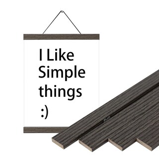 Foto 7 | Foto 7 | Perchero Para Pósteres Yk De Madera Magnética Marrón 30 X 45 30 X 40 30 X 60 Cm - Venta Internacional.