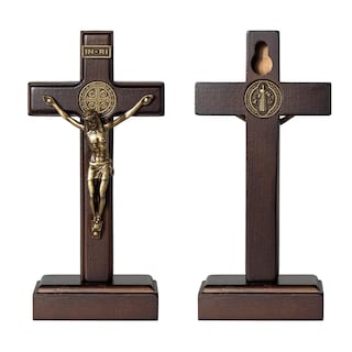 Foto 2 | Foto 2 | Cruz De Pie De Madera Kuxbet  Crucifijo De Jesucristo  13 Cm - Venta Internacional.