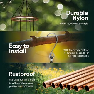 Foto 7 | Foto 7 | Campanillas De Viento Nature's Melody Aureole Tunes 6 Tubos De Aluminio - Venta Internacional.