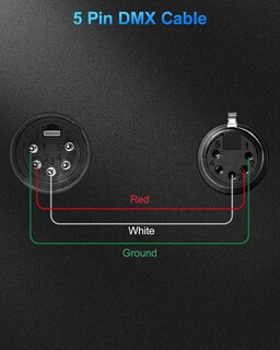 Foto 3 | Foto 3 | Cables Dmx Palujorty De 5 Pines 7 6 M Paquete De 4 Con 3 Conductores - Venta Internacional.