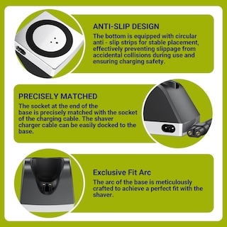 Foto 3 | Foto 3 | Base De Carga Para Philips Norelco Oneblade Qp2520  Color Negro - Venta Internacional.