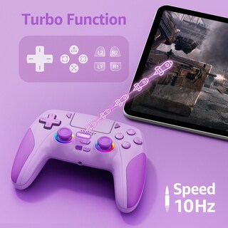 Foto 4 | Foto 4 | Mando Inalámbrico Iwgame Rgb Para Ps5/pc Con Efecto Hall - Venta Internacional.