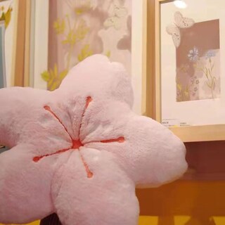 Foto 7 | Foto 7 | Cojín Gexuanchen De Felpa En Flor De Cerezo De 40 Cm Color Rosa - Venta Internacional.
