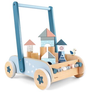 Foto 1 | Foto 1 | Baby Walker Pair Pair Con Descansos Juguetes De Madera Para Empujar - Venta Internacional.