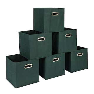 Foto 1 | Foto 1 | Juego De 6 Cubos Storage Cube Bins Household Essentials Color Verde - Venta Internacional.