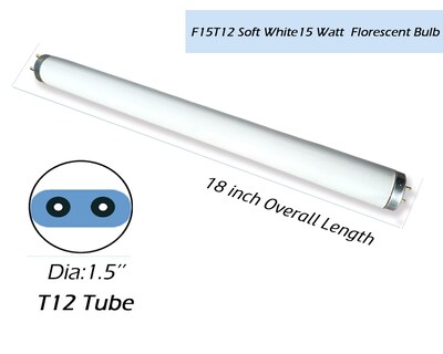Foto 2 | Foto 2 | Tubo Fluorescente Cemlorot F15t12 15 W 3000 K 45 Cm Paquete De 2 - Venta Internacional.
