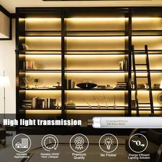 Foto 5 | Foto 5 | Bombillas Fluorescentes Konideke F8t5/ww Blanco Cálido 12 Cm 8 W 460 Lm Paquete De 8 - Venta Internacional.