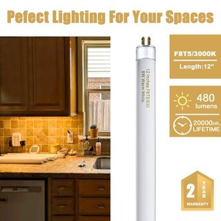 Foto 7 | Foto 7 | Bombillas Fluorescentes Konideke F8t5/ww Blanco Cálido 12 Cm 8 W 460 Lm Paquete De 8 - Venta Internacional.