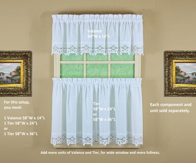 Foto 5 | Foto 5 | Estante Para Cortinas Today's Heirloom Battenberg Color Blanco 58 X 36 Cm - Venta Internacional.