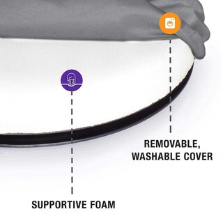 Foto 5 | Foto 5 | Cojín De Asiento Giratorio Healthsmart 360 Grados Gris 15 Cm - Venta Internacional.