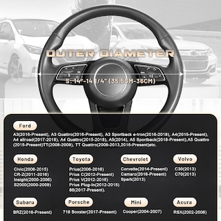 Foto 5 | Foto 5 | Funda De Volante Seg Direct Para Prius Civic Black - Venta Internacional.