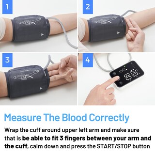 Foto 7 | Foto 7 | Manual Preciso Del Monitor De Presión Arterial Para La Parte Superior Del Brazo Douhao - Venta Internacional.