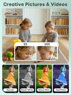 Foto 4 | Foto 4 | Cámara Digital Vyncs 2025 44mp 1080p Compact 16x Zoom Verde - Venta Internacional.