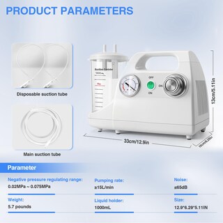 Foto 6 | Foto 6 | Máquina Portátil De Succión Veterinaria Akvich De 1000 Ml De Capacidad - Venta Internacional.
