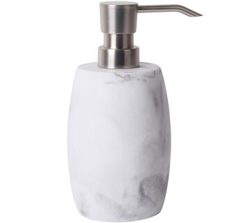 Foto 1 | Foto 1 | Dispensador De Jabón Clasin Home De Resina Recargable 350 Ml Mármol Blanco - Venta Internacional.