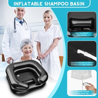Foto 5 | Foto 5 | Lavabo Inflable Para Champú Hylcwth Para Encamados Con Bolsa De Ducha - Venta Internacional.