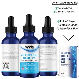 Foto 3 | Foto 3 | Gotas Líquidas Hyvia Health Azul De Metileno Al 1% 118 Ml Grado Usp - Venta Internacional.
