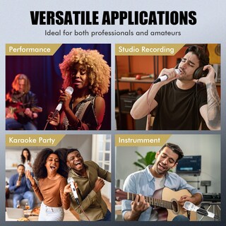 Foto 6 | Foto 6 | Micrófono Sonixforce Dynamic Premium Micrófono Portátil Con Cable - Venta Internacional.