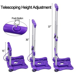 Foto 7 | Foto 7 | Carretilla Plegable Sutekus Hand Truck 50 Kg Ligera Color Morado - Venta Internacional.
