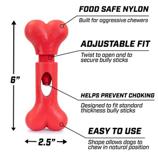 Foto 3 | Foto 3 | Soporte Bully Stick Gosports Chew Champ Para Perros De 15 Cm O 20 Cm - Venta Internacional.