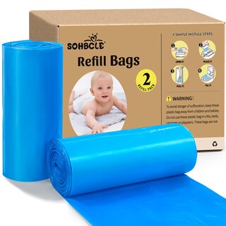 Foto 1 | Foto 1 | Bolsas Para Rellenar Cubos De Pañales Sohbcle Genie Easy Roll Platinum - Venta Internacional.