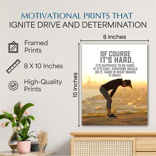 Foto 2 | Foto 2 | Lámina Decorativa De Pared Motivacional American Luxury Gifts  20 X 25 Cm - Venta Internacional.