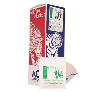 Foto 3 | Foto 3 | Elastics American Orthodontics Wildlife Gorilla Medium 130 Ml - Venta Internacional.