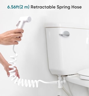 Foto 6 | Foto 6 | Kit Rociador De Bidé Portátil Pocaland Para Inodoro (blanco) - Venta Internacional.