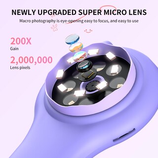 Foto 5 | Foto 5 | Microscope Ashfly Mini Pocket - Dispositivo Portátil De Bolsillo Para Niños De 3 A 12 Años Color Morado - Venta Internacional.
