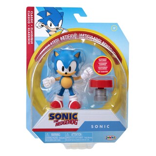 Foto 6 | Foto 6 | Toy Sonic The Hedgehog Classic Sonic Con Spring Wave 4 - Venta Internacional.
