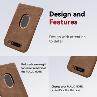 Foto 5 | Foto 5 | Funda De Transporte Para Grabadora De Voz Plaud Note Ai Brown - Venta Internacional.