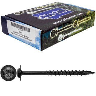 Foto 1 | Foto 1 | Cabezal De Arandela Redondo Negro Wood Screw Jake Sales #8 X 2 - Venta Internacional.