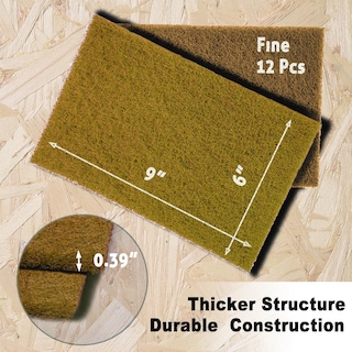 Foto 2 | Foto 2 | Almohadillas Meshmight Meshmight No Tejidas 6 X 9 Cm Paquete De 12 Unidades Color Dorado - Venta Internacional.