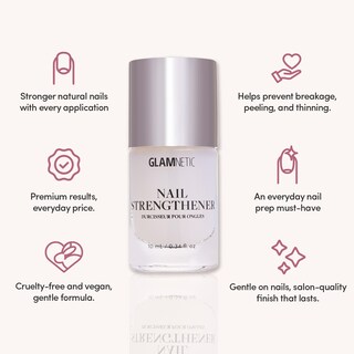 Foto 3 | Foto 3 | Fortalecedor De Uñas Glamnetic Vegano De Secado Rápido 10 Ml - Venta Internacional.
