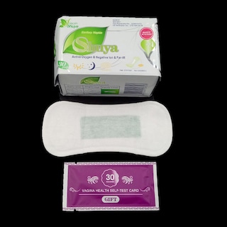 Foto 3 | Foto 3 | Bragas Shuya De Algodón Natural Sin Alas 120 Almohadillas X 4 - Venta Internacional.