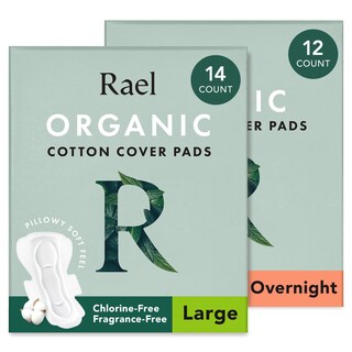 Foto 1 | Foto 1 | Almohadillas Period Pads Rael De Algodón Orgánico De Gran Absorción (26 Unidades) - Venta Internacional.
