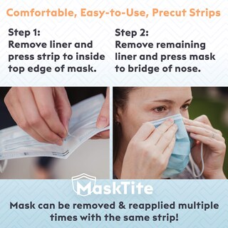 Foto 4 | Foto 4 | Cinta Adhesiva Para Máscara Facial Masktite Gafas Que No Se Empañan 36 Tiras - Venta Internacional.