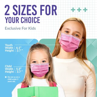 Foto 2 | Foto 2 | Mascarilla Facial Medtecs Kids Desechable 50 Unidades 3 Capas Transpirable - Venta Internacional.