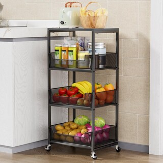 Foto 1 | Foto 1 | Cesta Enrollable Para Frutas Kitchen Cart Hapirm De 4 Niveles - Venta Internacional.