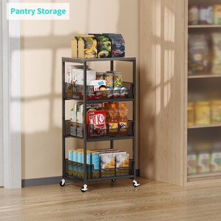 Foto 3 | Foto 3 | Cesta Enrollable Para Frutas Kitchen Cart Hapirm De 4 Niveles - Venta Internacional.
