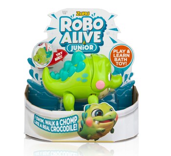 Foto 3 | Foto 3 | Juguete De Baño Con Pilas Para Bebés Cocodrilo Robo Alive Junior - Venta Internacional.