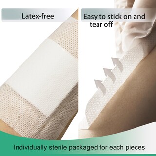 Foto 5 | Foto 5 | Vendajes Estériles Para Heridas Qichuang 10 X 20 Cm Paquete De 25 - Venta Internacional.
