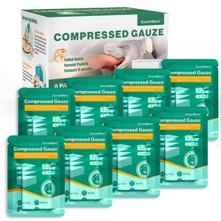 Foto 1 | Foto 1 | Gasa Comprimida Succorware Sterile 8 Paquetes 4 1 M X 4 5 Cm 6 Capas - Venta Internacional.