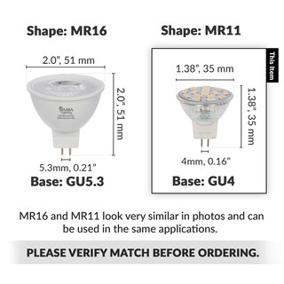 Foto 2 | Foto 2 | Bombillas Led De Inundación Simba Lighting Mr11 3 W 240 Lm Paquete De 10 - Venta Internacional.