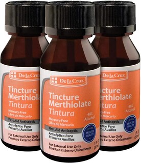 Foto 1 | Foto 1 | Tintura Antiséptica De Mertiolato De La Cruz 30 Ml (3 Botellas) - Venta Internacional.
